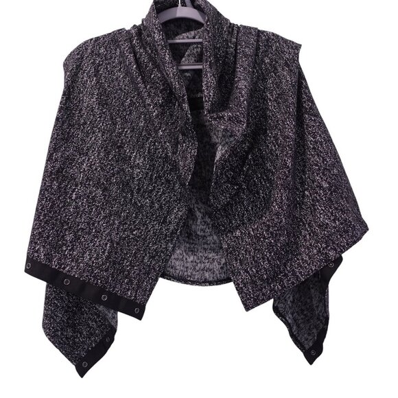 Lululemon Vinyasa Scarf Shawl Wrap OS Gray Stretch Arm Holes Customizable - Picture 2 of 11